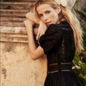 Doen Violet dress Black XS NWT